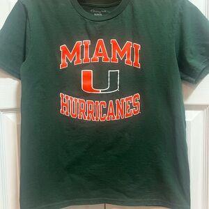 Miami Hurricanes Tee youth large National championship, university of Miami